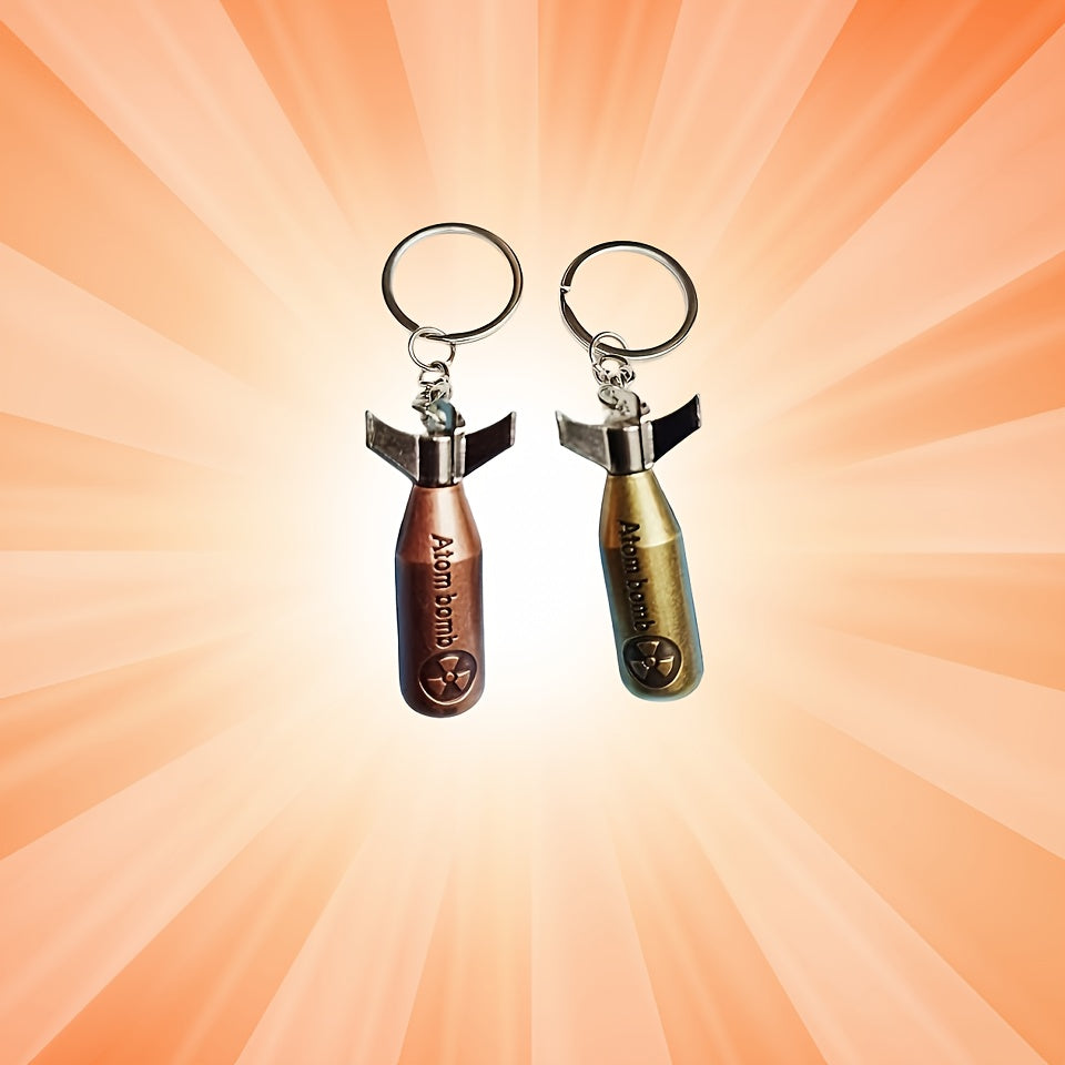 Retro 3D Keychain Pendant Backpack Accessories Key Ornament