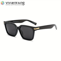 VIVIENFANG Men's Polarized Sunglasses UV Protection Flexible Temples Packaging