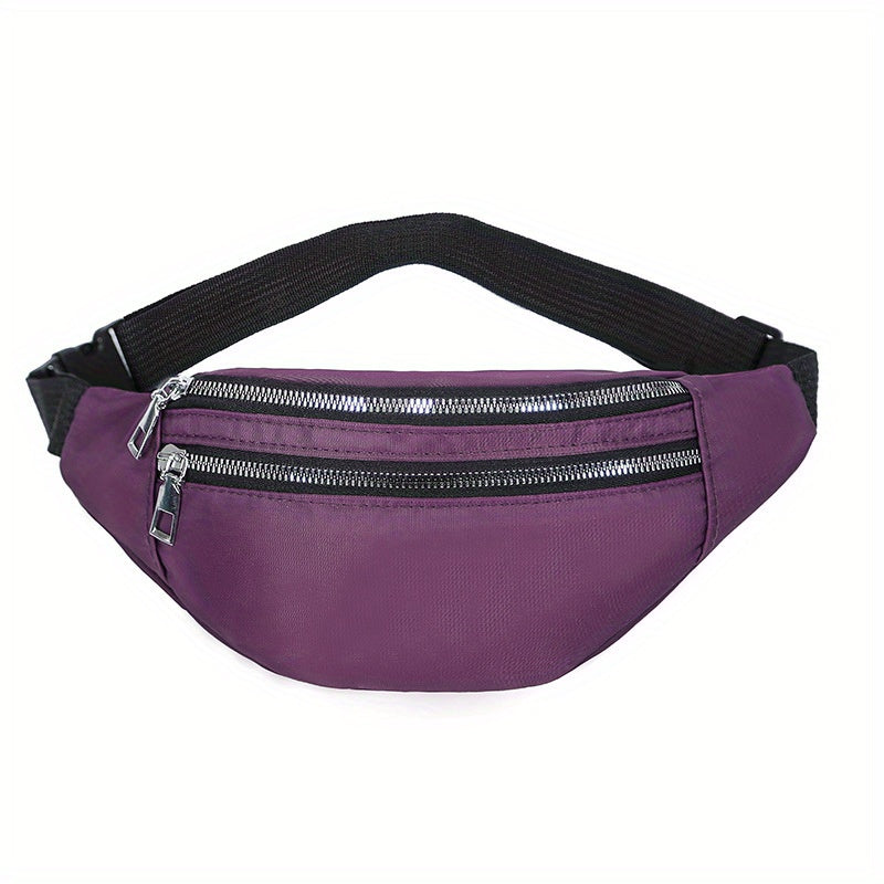 Durable Nylon Chest Bag Fanny Pack Travel Sport Waist Bag
