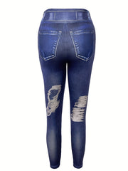 Print Yoga Pants Stretchy Running Fitness Workout Leggings