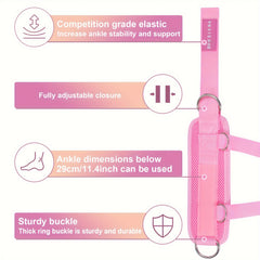 2pcs Fitness Ankle Strap with 3pcs Resistance Ropes