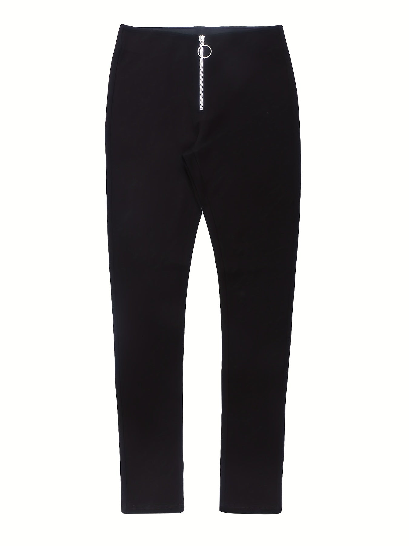 Slim Fit Stretch Zip Sports Pants for Women