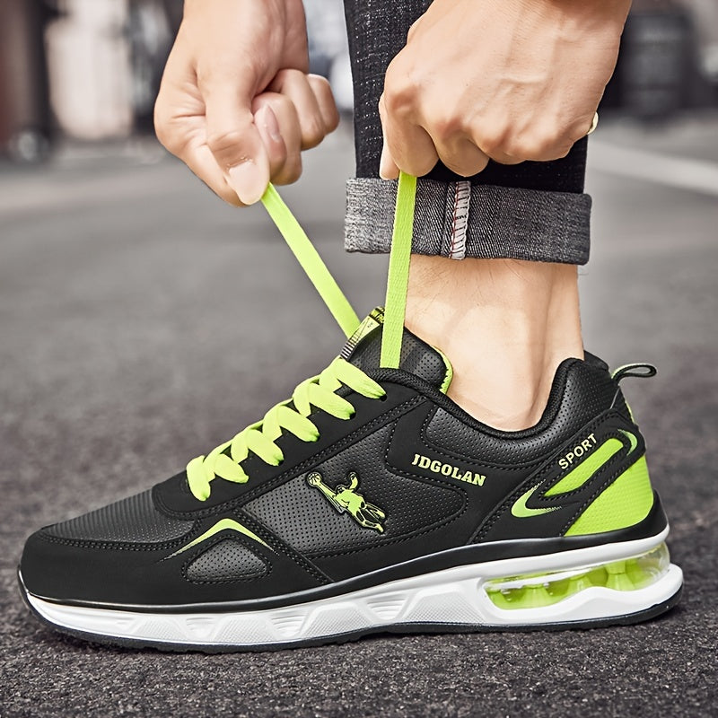 Men's Air Cushioned Running Shoes Lightweight Non-slip Sneakers for Gym Tennis