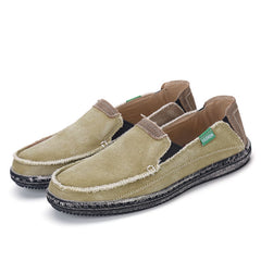 Men's Slip On Shoes Cloth Shoes Deck Shoes Casual Loafers