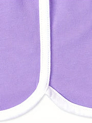 Girl's Solid Casual Shorts 5-Piece Set