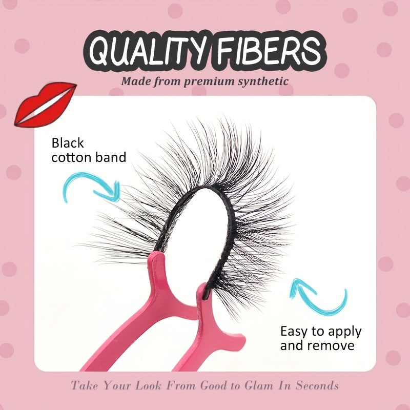 17mm Winged Cat Eye Faux Mink Lashes