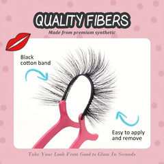 17mm Winged Cat Eye Faux Mink Lashes