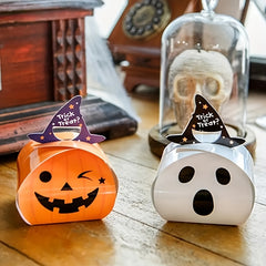 10pcs Halloween Candy Gift Boxes Trick Or Treat Holiday Gift Bags