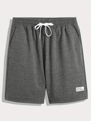 Men's Stretch Drawstring Knit Shorts for Summer
