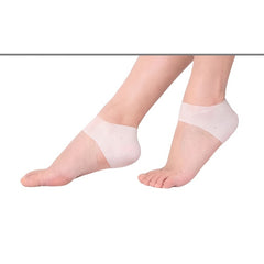 Silicone Heel Protectors for Cracking Relief, 3 Pairs