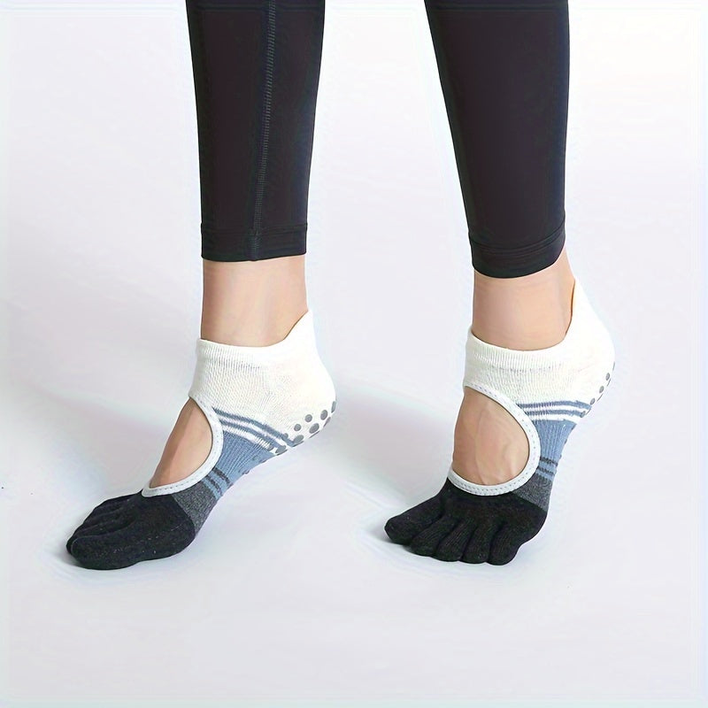 Non-slip Block Yoga Socks - Gripper Socks for Pilates