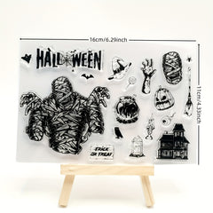 Halloween Zombie Silicone Stamp for DIY Painting