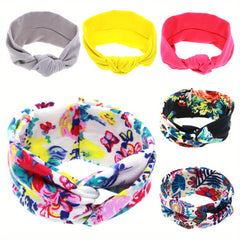 6pcs Soft Headbands Knotted Hairbands Hair Accessories