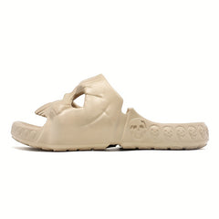 Men's Skull Non-Slip Open Toe Slides