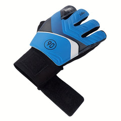 Football Goalkeeper Gloves Latex Anti Slip Finger Guard Adjustable