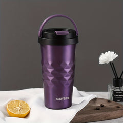 500ml Water Bottle With Lid Portable Tumbler Coffee Mug