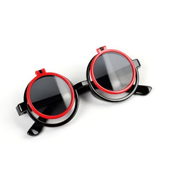 Boys Casual Flip Sunglasses Cartoon Decorative Accessories