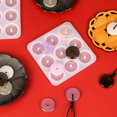 Silicone Pendant Molds for Jewelry Keychain Epoxy Resin Necklace Stone Molds