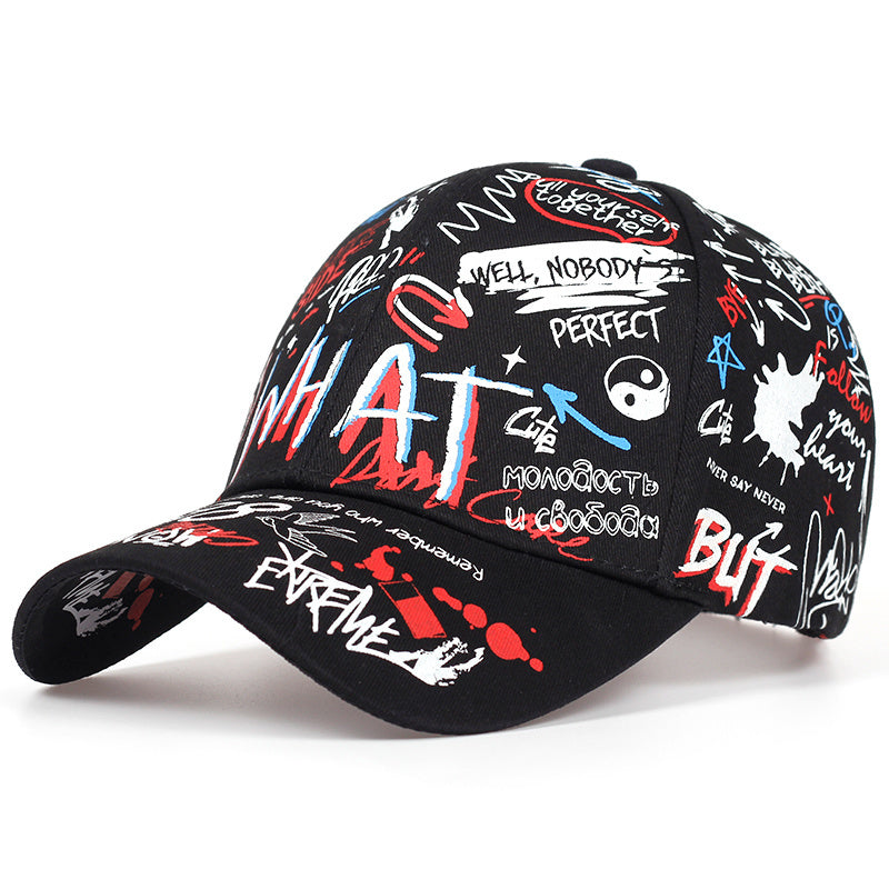 Men's Graffiti Baseball Cap Casual Sun Hat