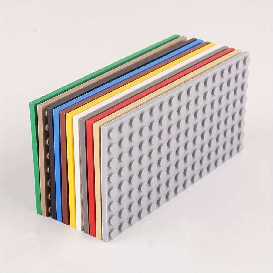 5 Pack Small Particle Building Blocks Base Plate 8x16 Hole Set