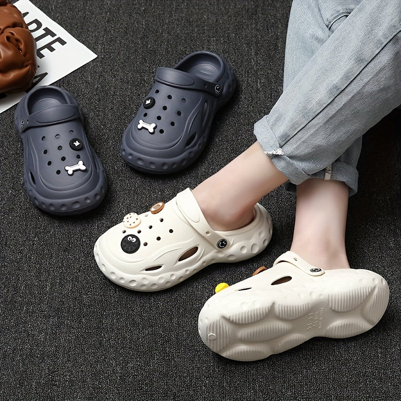 Women's Cartoon Pattern Slides Soft Beach Shoes