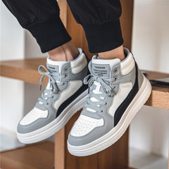 Men's High Top Lace-Up Chunky Skate Shoes