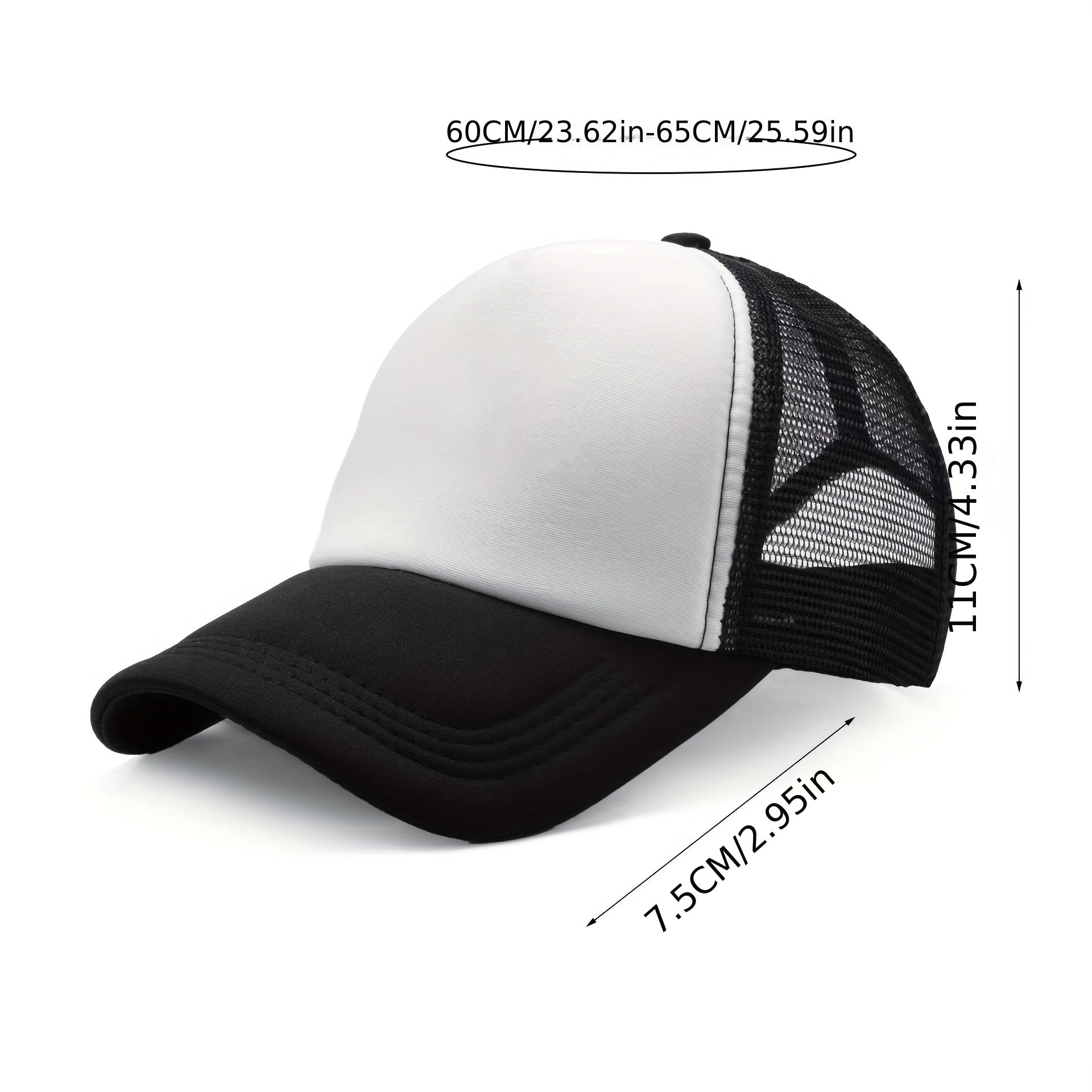 Beer Rabbit Mesh Trucker Hat Anime Print Baseball Cap Dad Hat
