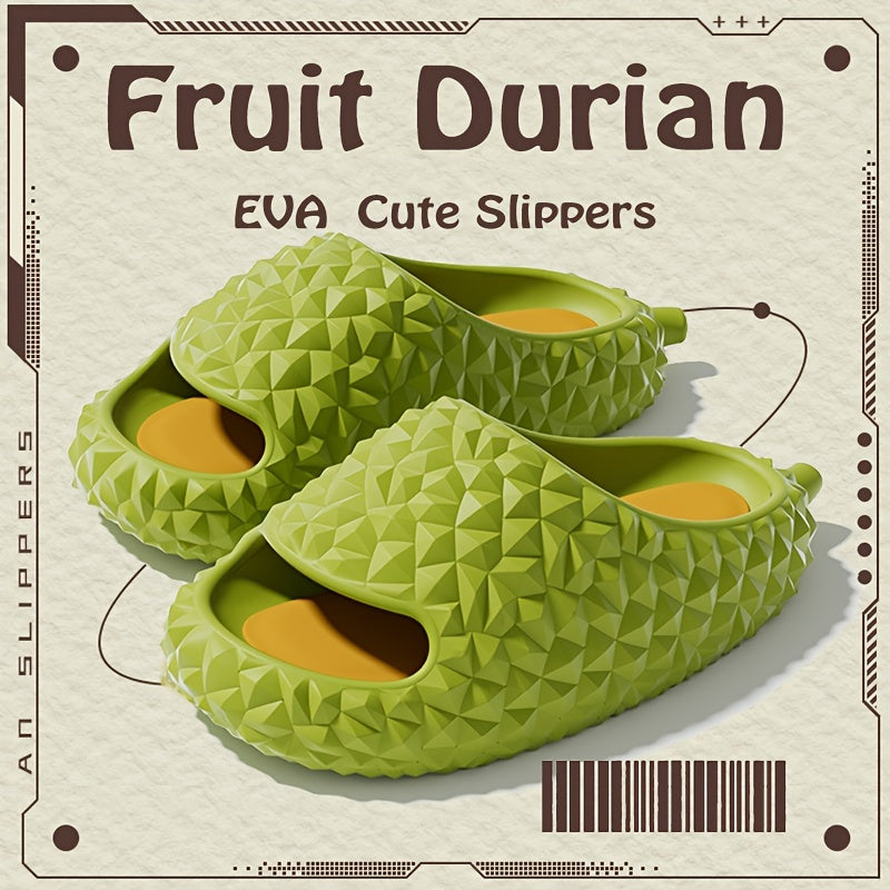 Men's Lightweight Fruit Slippers Open Toe Home Shoes for Shower