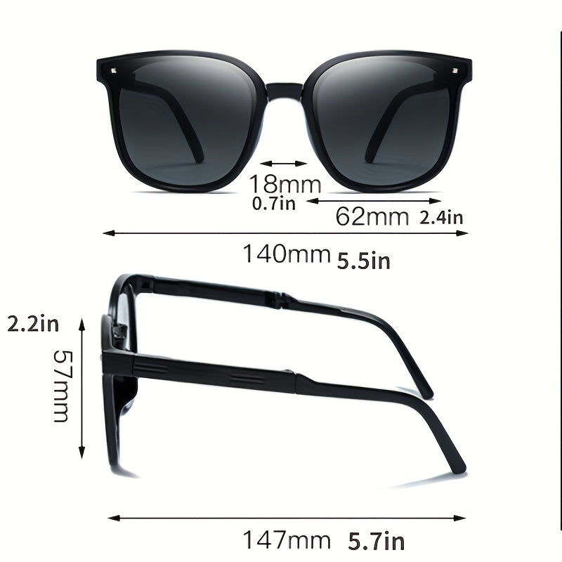 Foldable Sunglasses Sun Protection Eye Protection Driving Sunglasses