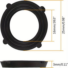 40pcs Rubber Hose Washers Seals for 7/8/10 Standard Garden Shower Hose