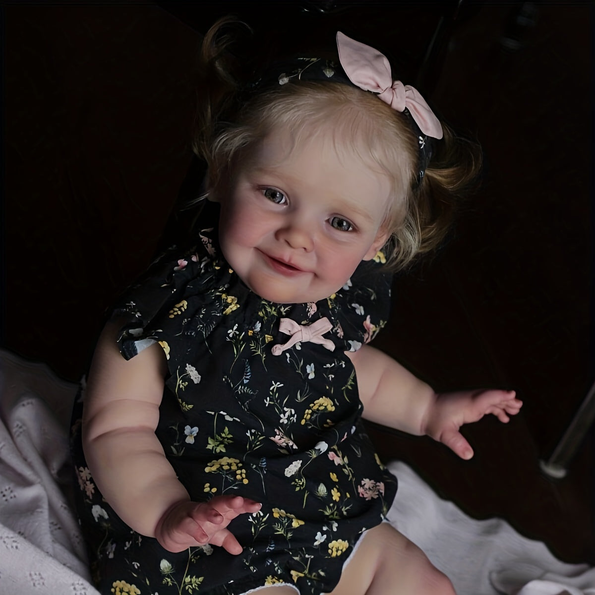 Realistic Zoel Reborn Doll with Hand Rooted Hair and Visible Veins