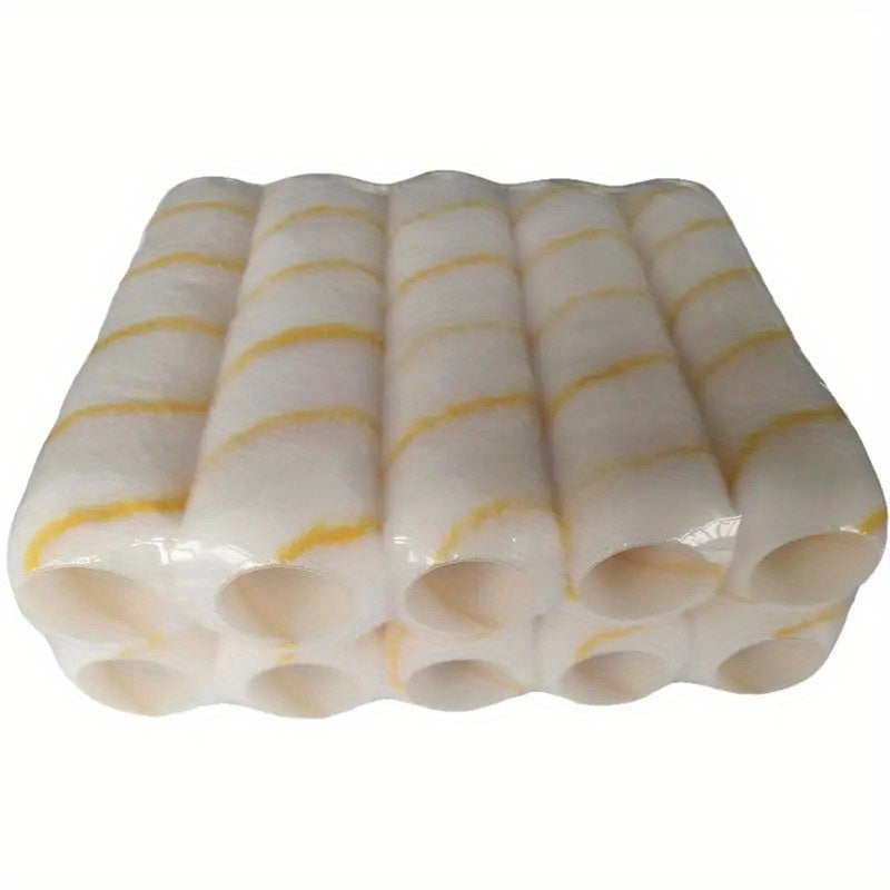 10pcs Roller Brush Sleeves 22 Paint Roller Covers Microfiber Roller Cover