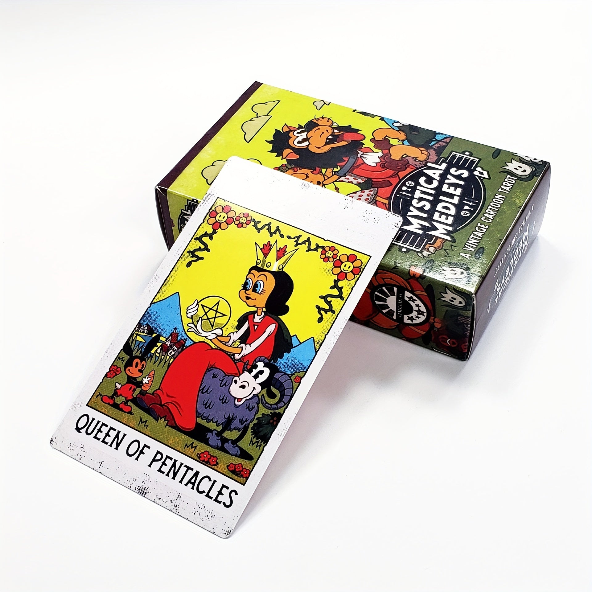 Mystical Medleys Retro Cartoon Tarot Drinking Table Card Game