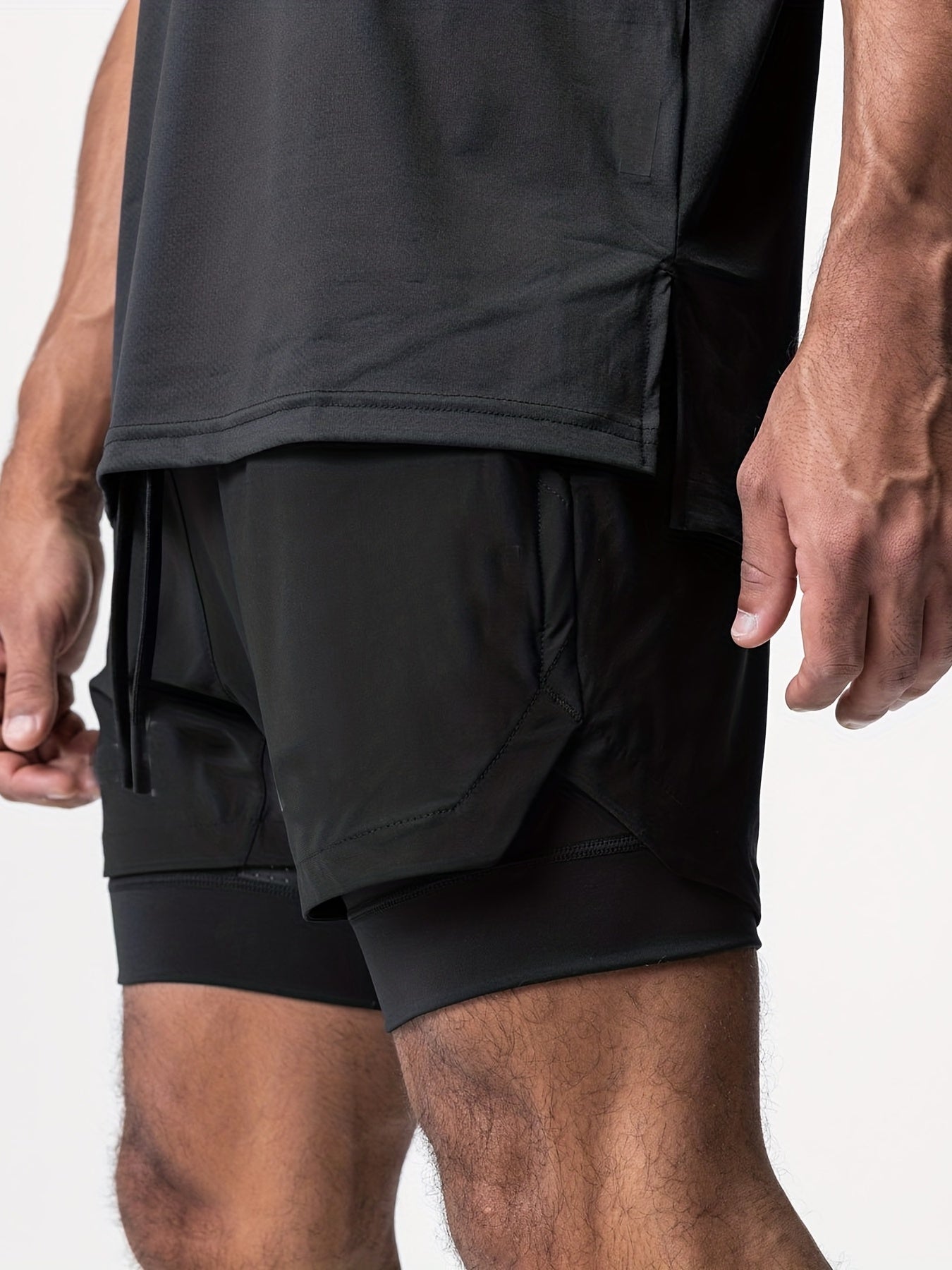 Men's Active Quick Dry Stretch Shorts with Pocket