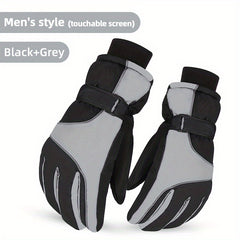 Winter Thermal Full Finger Gloves for Skiing Cycling