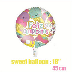 Candy Dessert Balloon Summer Party Decoration Ice Cream Balloon