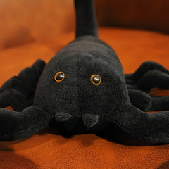 Soft Scorpion Doll Plush Stuffed Animal Toy Red Eyes Realistic Eyes