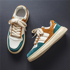 Men's Block Lightweight Skate Shoes Casual Lace Up Sneakers