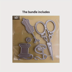 Scissors Needle Kitchen Tools Metal Cutting Dies DIY Scrapbooking Decorative Emb