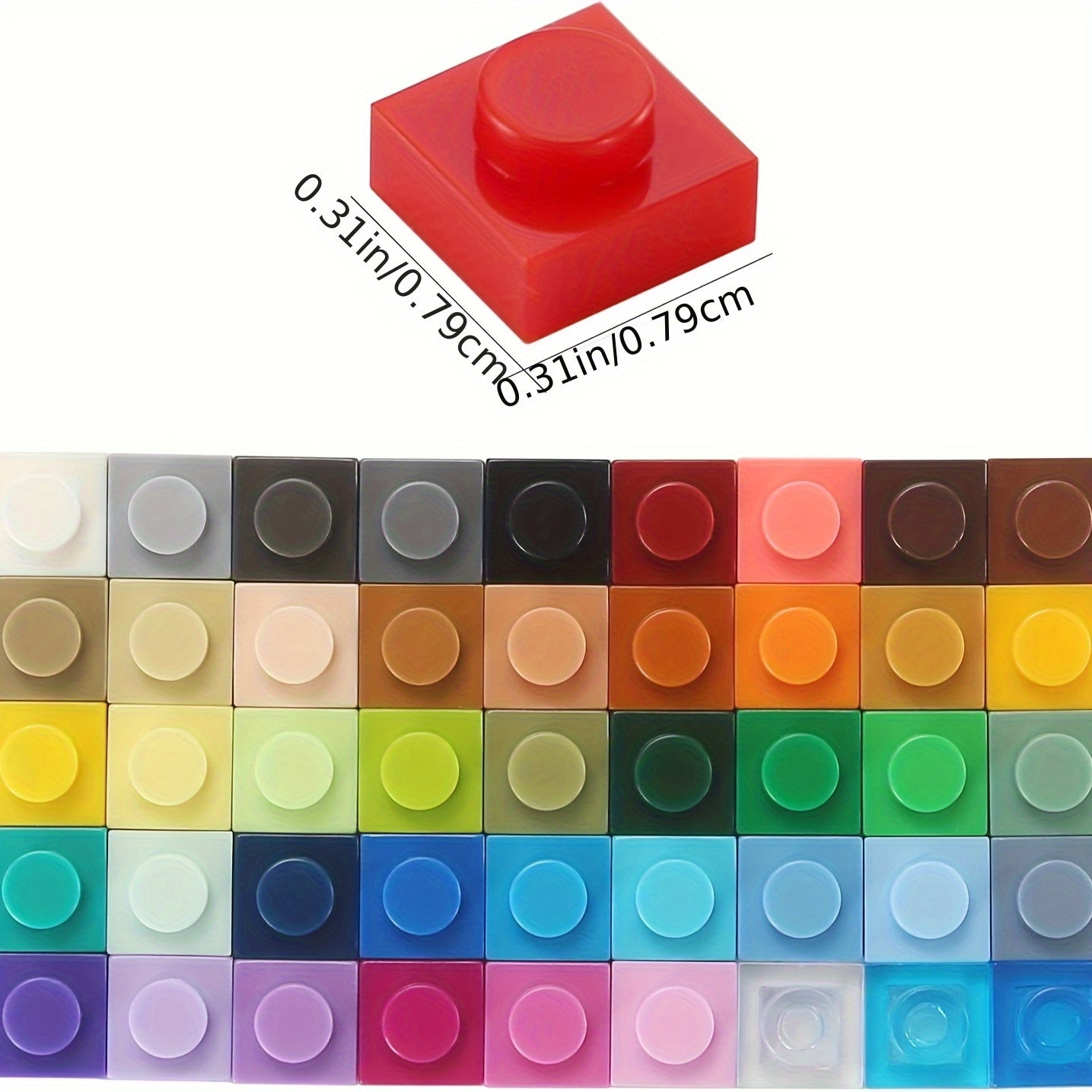 Feleph Basic 1x1 20 Building Blocks Set