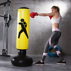 Adult Inflatable Vertical Boxing Tumbler Toy 1.6m