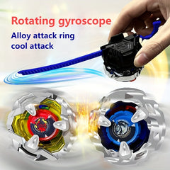 Aluminum Alloy Combat Rotating Gyroscope Launcher Toy for Kids