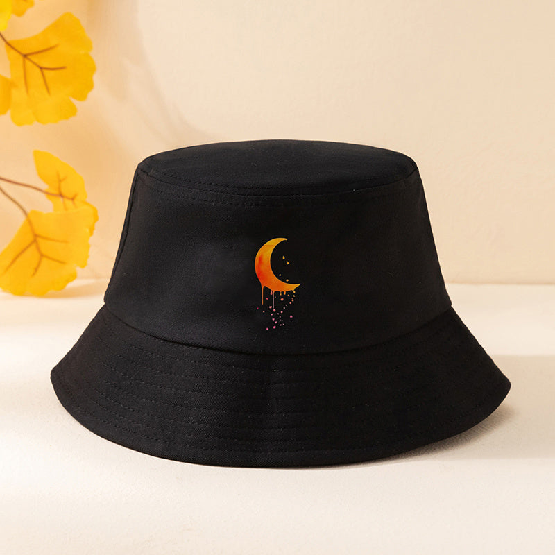 Moon Printed Bucket Hat for Men