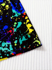 Boys Luminous Graffiti Print T-shirt & Shorts Set