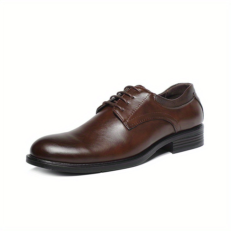 Men's British Style Derby Shoes Retro Wear resistant Non Slip Formal Shoes
