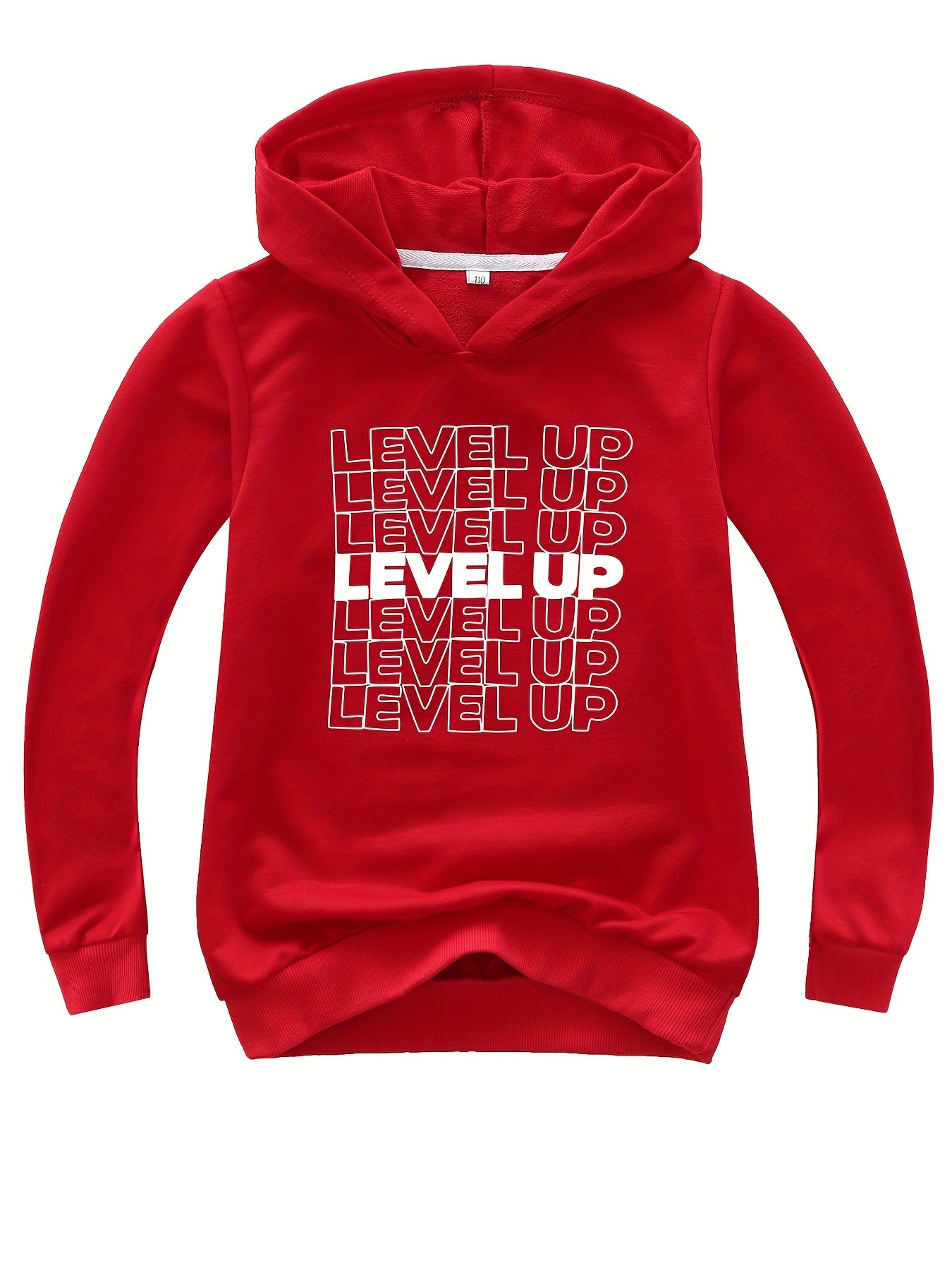 LEVEL UP Boys Hooded Sweatshirt Spring Fall Kids Clothing