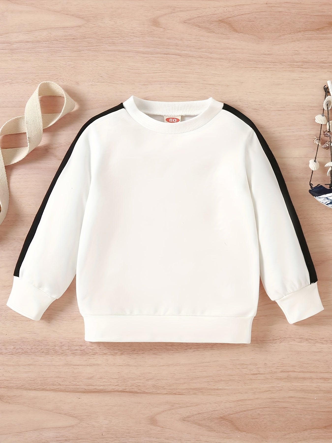 Toddler Baby Cotton Sweatshirt Long Sleeve Pullover Top