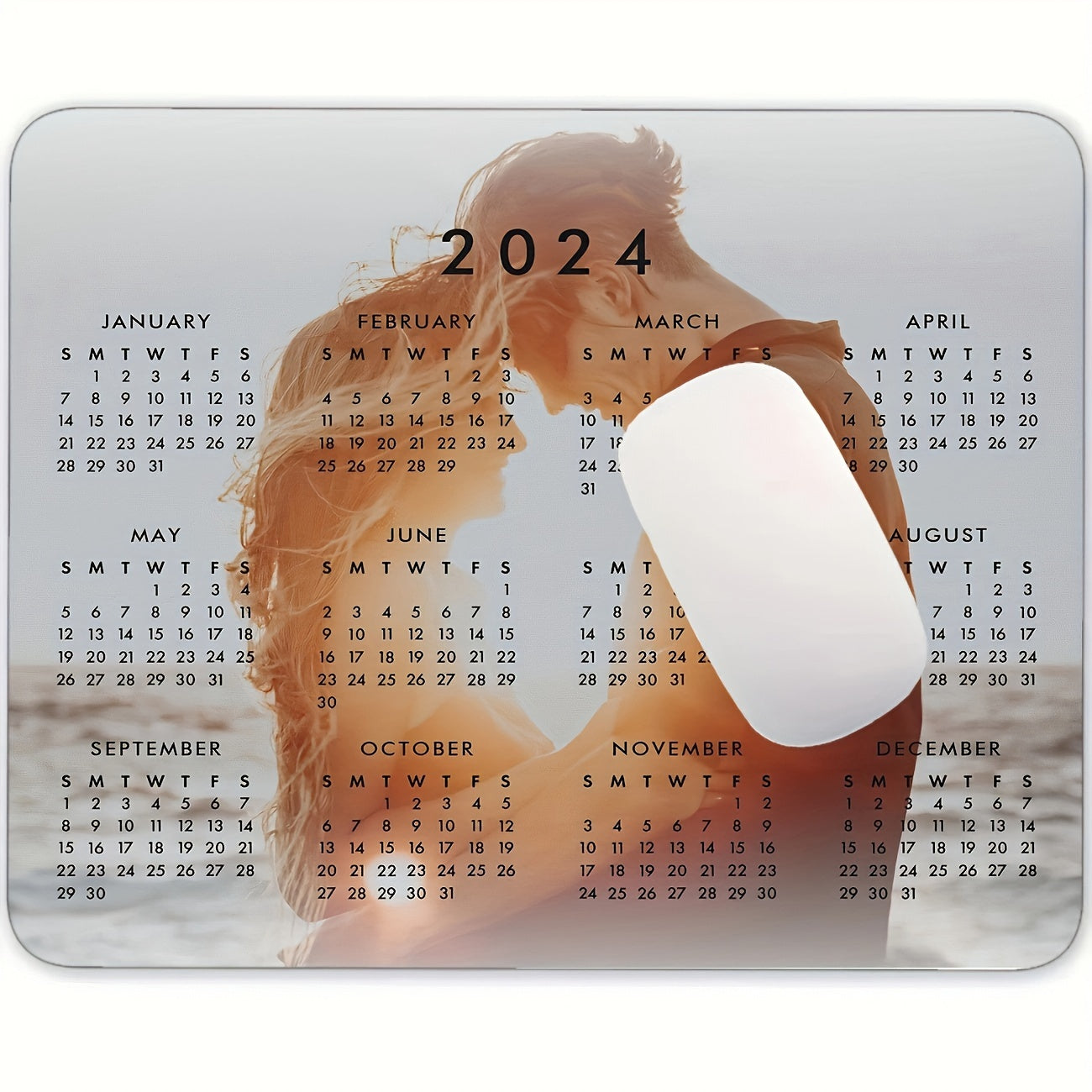 Calendar Lover Gift Wedding Anniversary Mouse Pad For Women