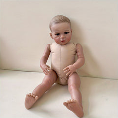 24 Inch Hand Painted Reborn Doll With Cloth Body