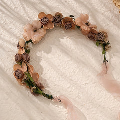 Flower & Rose Decor Hair Band Bridal Wedding Headwear